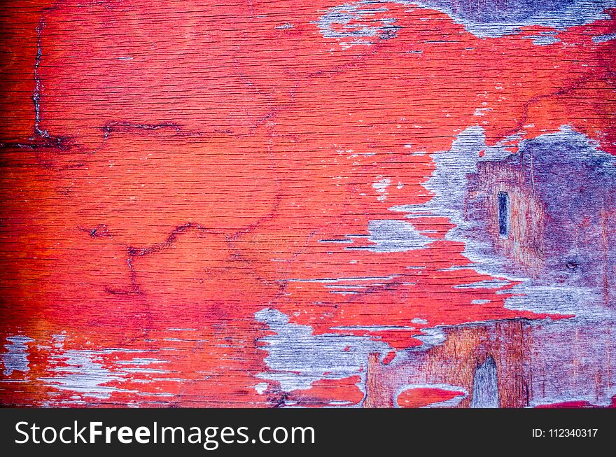 Red Wooden Floor Texture