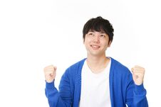 Happy Asian Man Stock Images