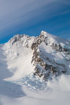Winter Landscape Of Snow Mountain Range Stock Images Winter Landscape Of Snow Mountain Range Stock Images