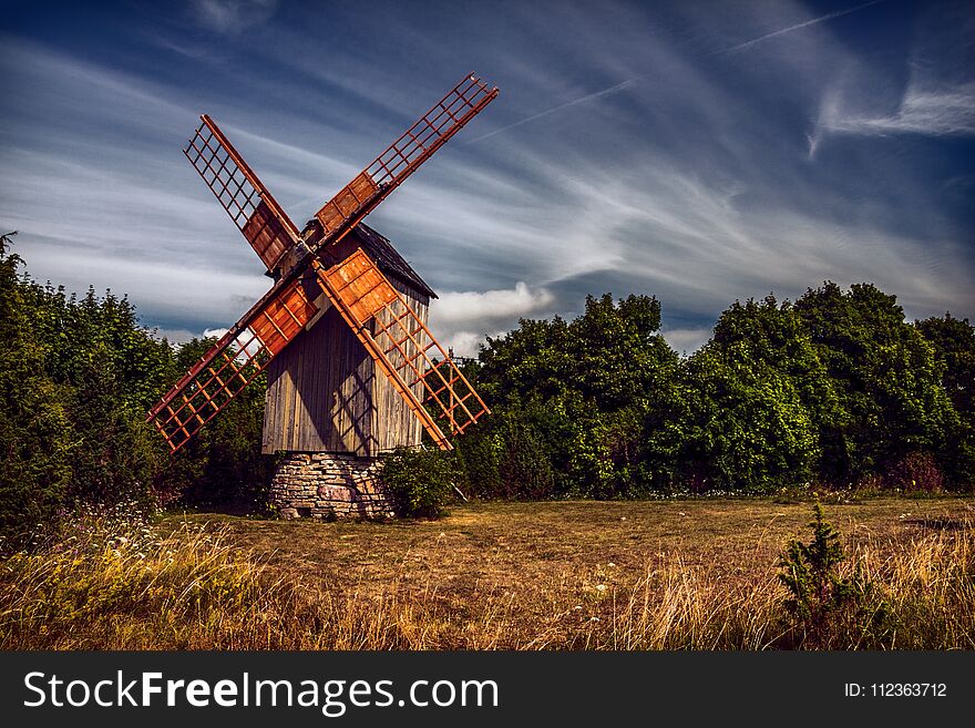 Koguva Windmill in Estonia
