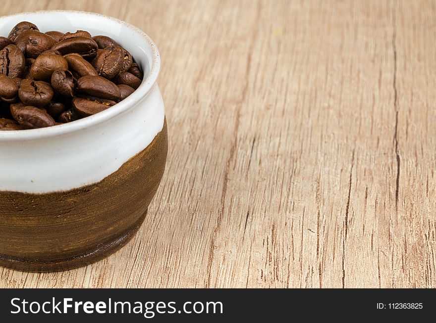 Coffee Beans In Bowl