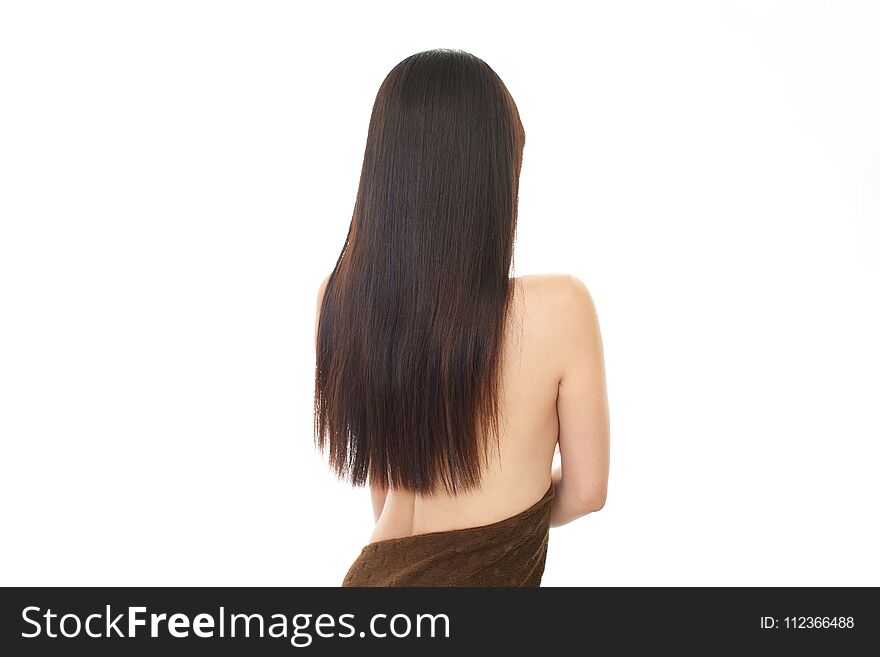 Woman With Beautiful Long Hair