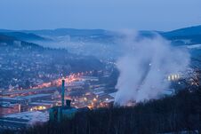 Siegen-Geisweid During Early Morning Royalty Free Stock Photo