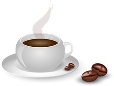 Cup Hot Coffee Black White Brown Royalty Free Stock Photo Cup Hot Coffee Black White Brown Royalty Free Stock Photo