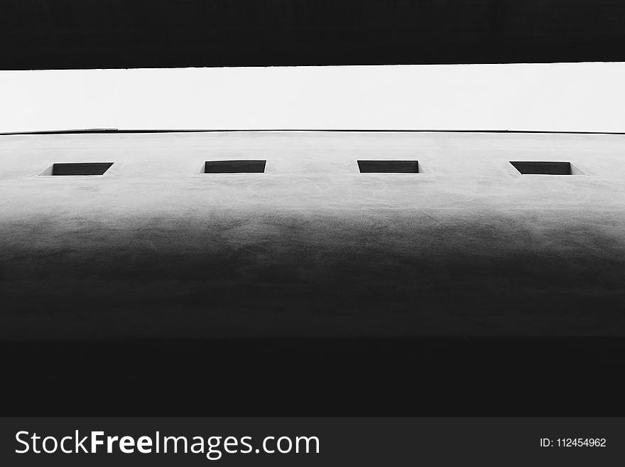 Monochrome Photo Of Building