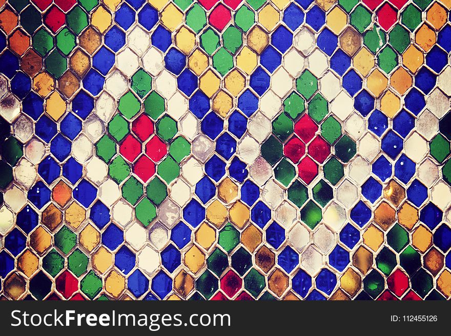 Multicolored Mosaic Photo