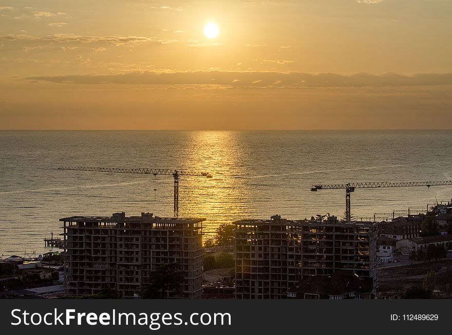 Sea, Sky, Horizon, Body Of Water