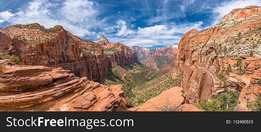 Rock, Wilderness, Canyon, National Park