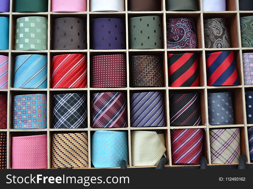 Necktie, Pattern, Textile, Design