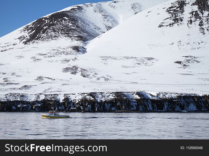 Snow Covered Mountain Photo