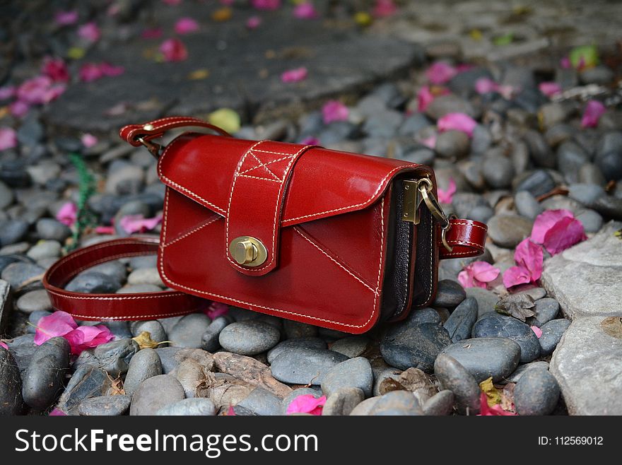 Red, Pink, Handbag, Bag