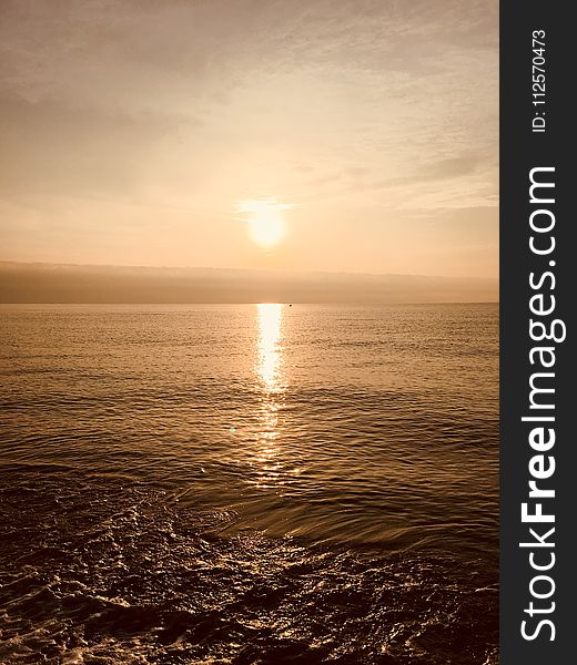 Sea, Horizon, Sky, Body Of Water