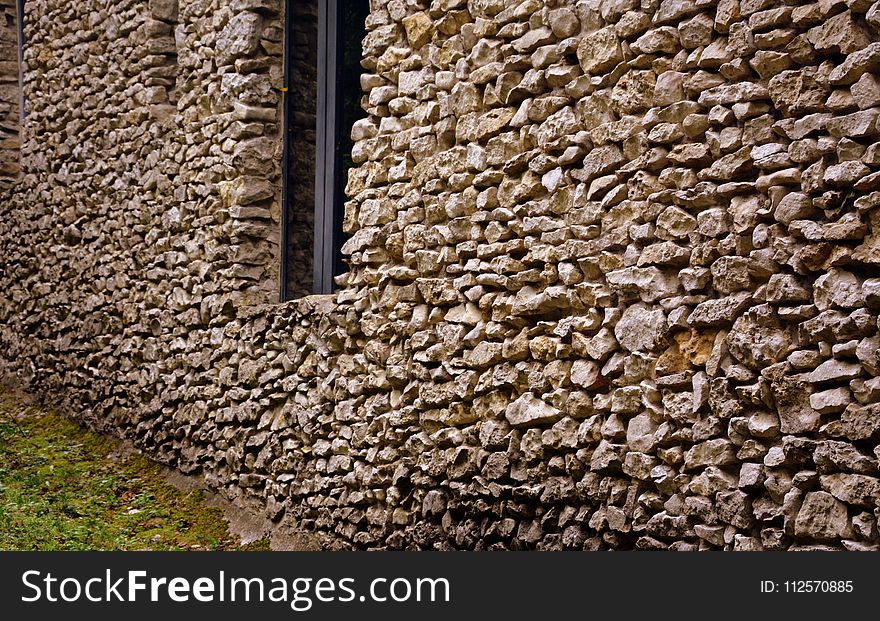 Stone Wall, Wall, Rock, Rubble