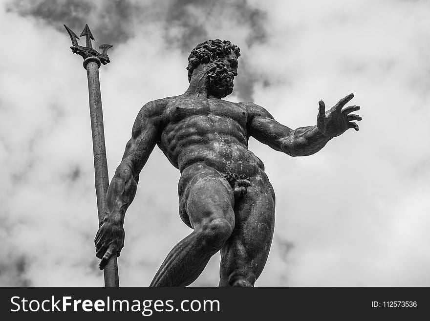 Statue, Black And White, Sculpture, Monochrome Photography