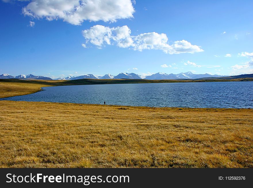 Grassland, Ecosystem, Sky, Loch