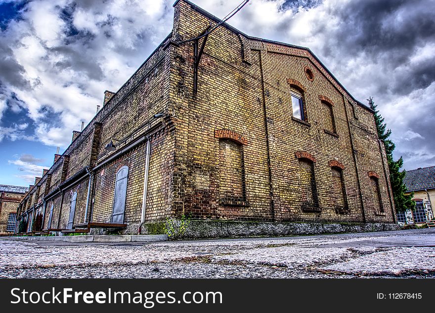 Sky, Building, Facade, House