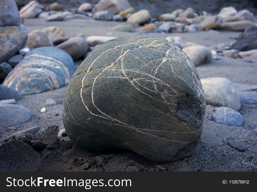 Rock, Boulder, Pebble, Water