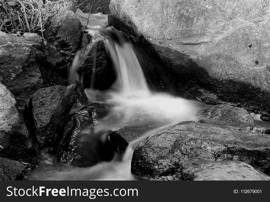Water, Nature, Black And White, Body Of Water