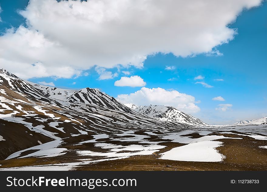 Worm&x27;s Eye View Photography Of Alps Mountains