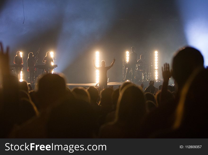 People Gathering at Concert