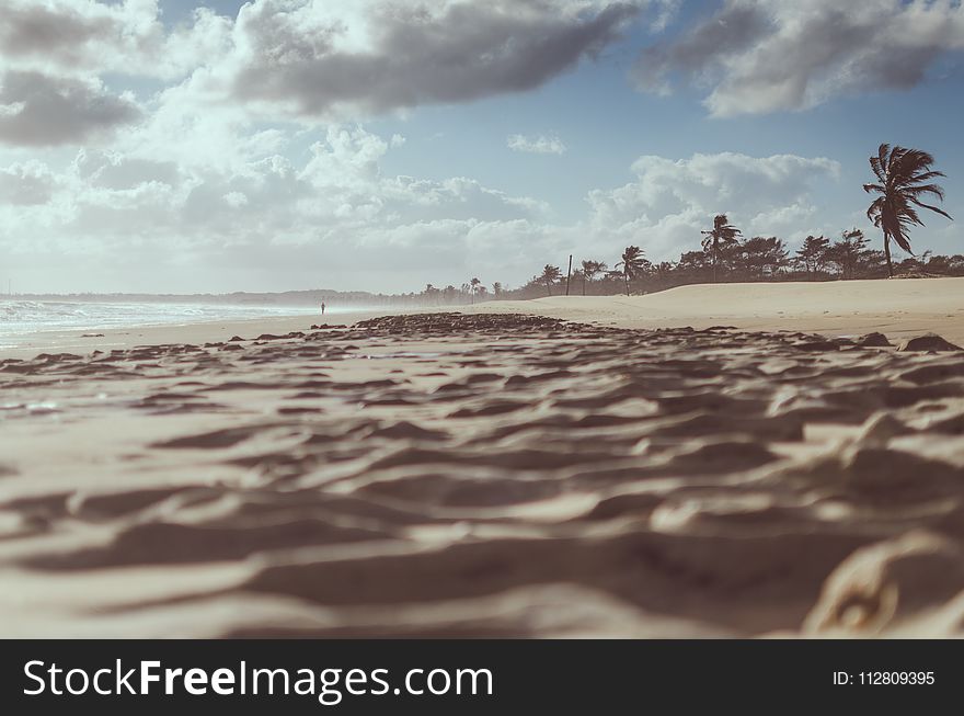 Brown Sands Under Blue Skies Photography