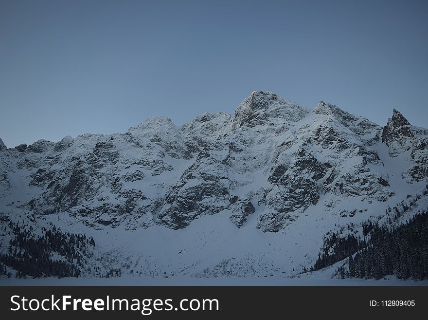 Mountains Filled With Snow