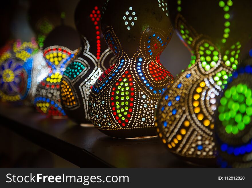 Turkish lamps handmade.