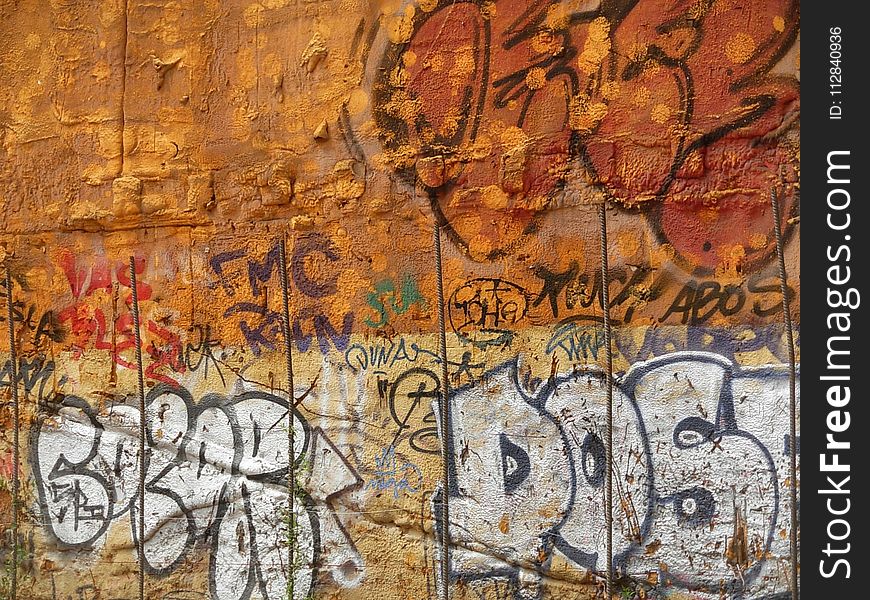 Art, Wall, Graffiti, Painting