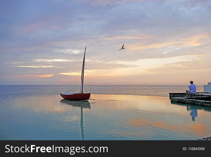 Sea, Sky, Horizon, Body Of Water