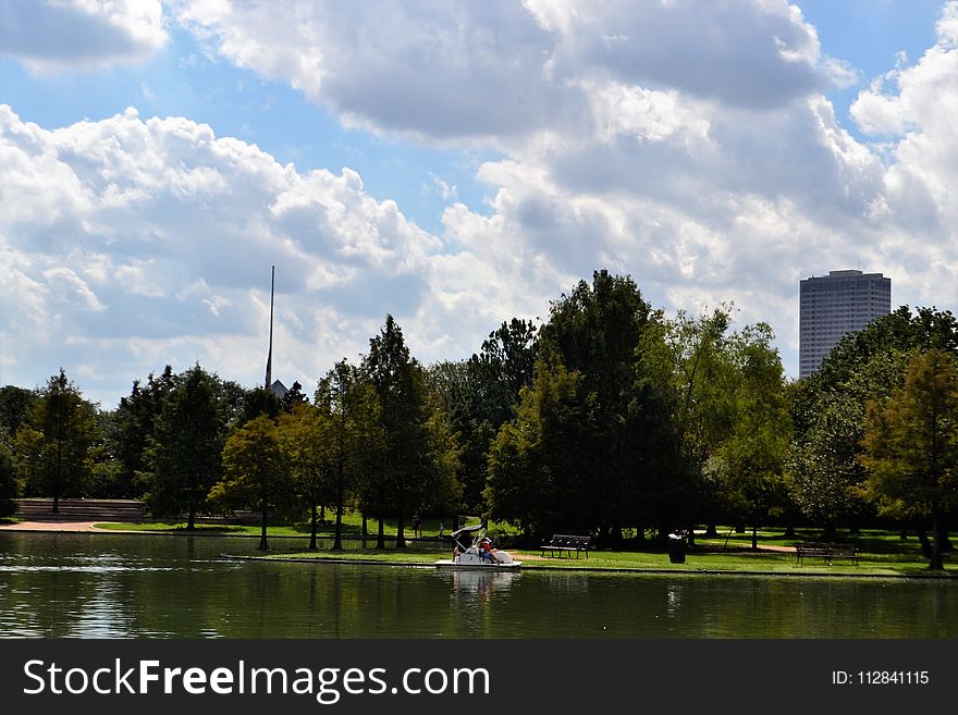 Reflection, Sky, Water, Waterway