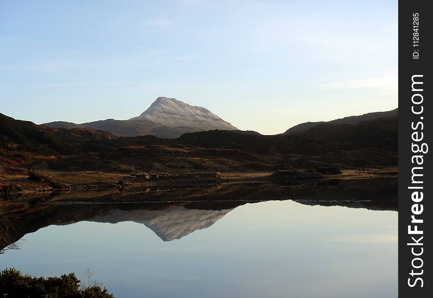 Loch, Highland, Reflection, Tarn