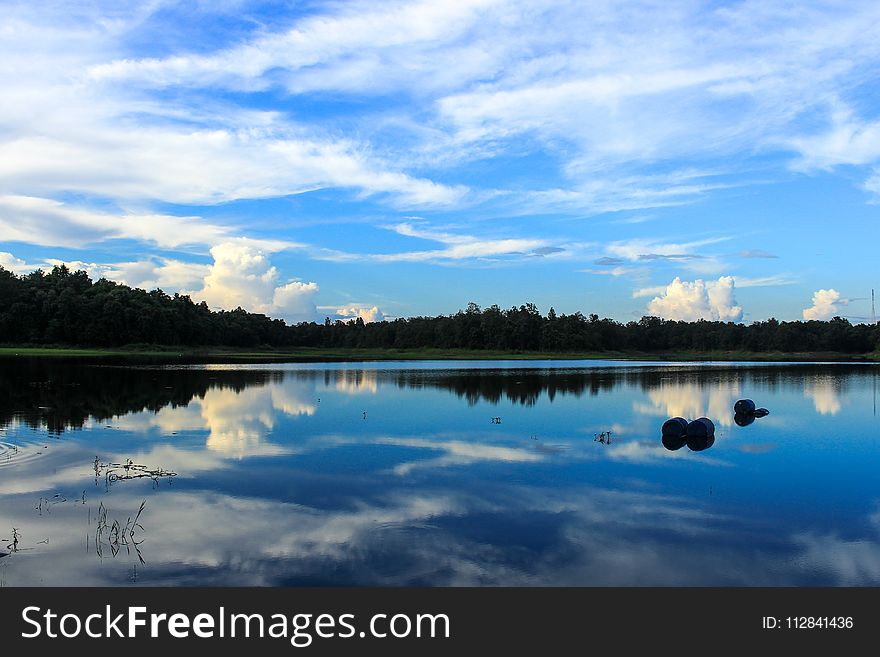 Reflection, Sky, Water, Nature