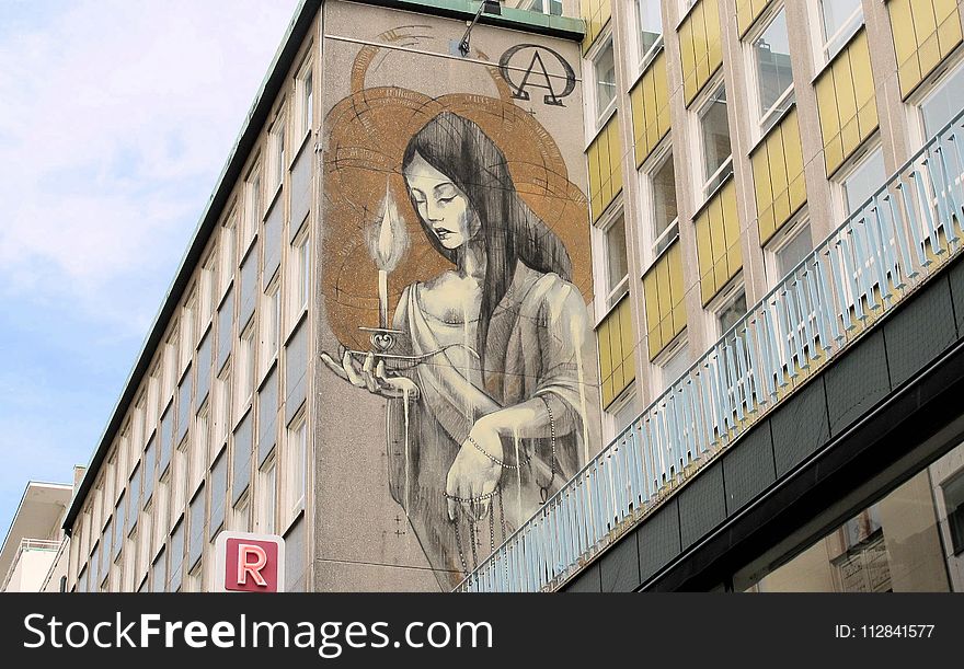 Building, Street Art, Wall, Mural