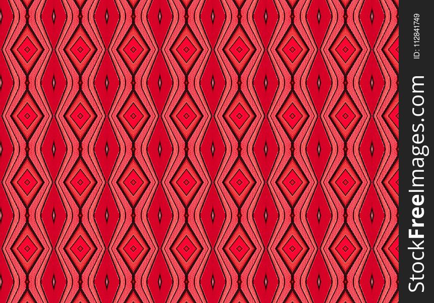 Red, Pattern, Textile, Design