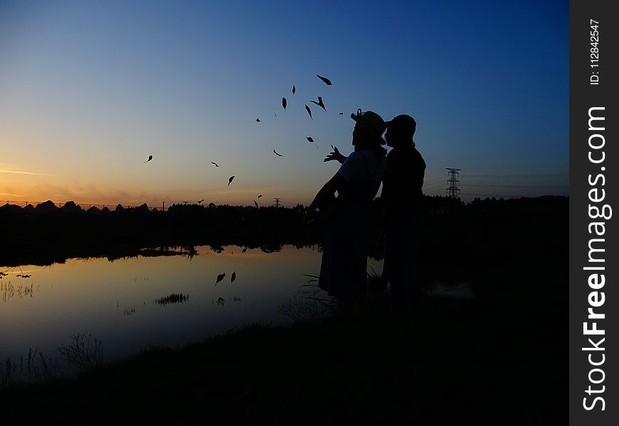 Sky, Sunrise, Water, Morning