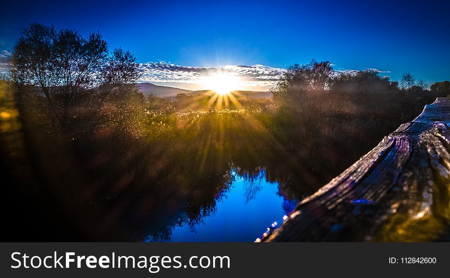 Reflection, Nature, Water, Sky