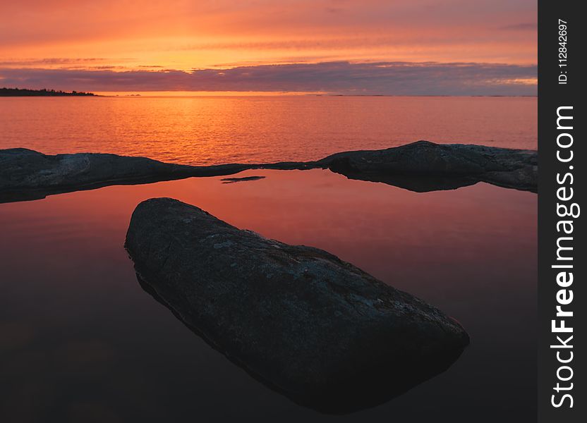 Horizon, Sky, Shore, Calm