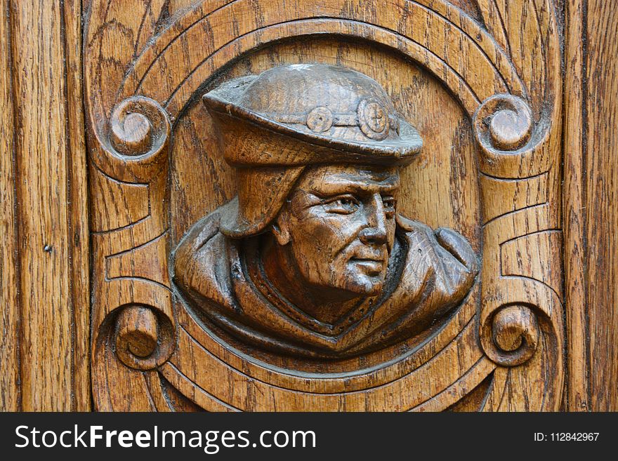 Carving, Relief, Stone Carving, Wood