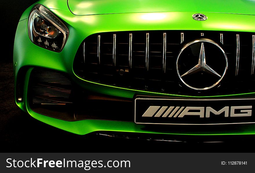 Green Mercedes-benz Amg