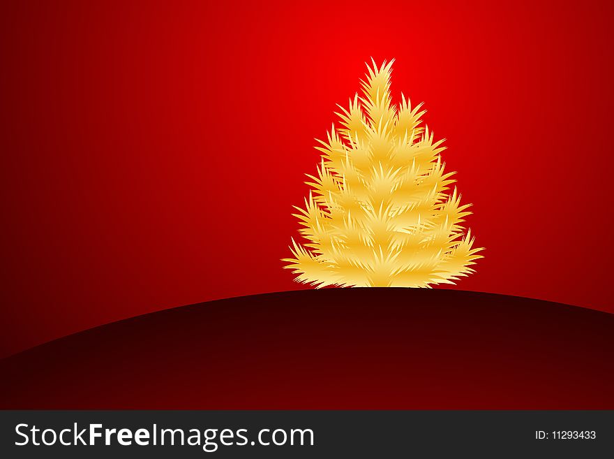 Vector illustraton of Christmas Tree