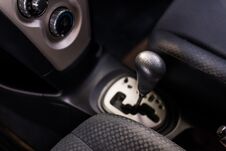 Automatic Gear Shift System In Car Stock Photo