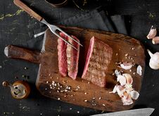 Grilled Beef Meat Royalty Free Stock Photos