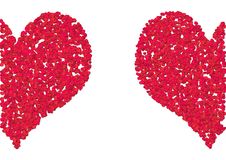 Two Hearts Royalty Free Stock Images
