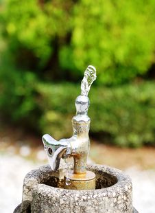 Classic Tap Water Royalty Free Stock Photo Classic Tap Water Royalty Free Stock Photo