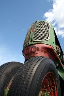 Old Tractor Royalty Free Stock Photography Old Tractor Royalty Free Stock Photography