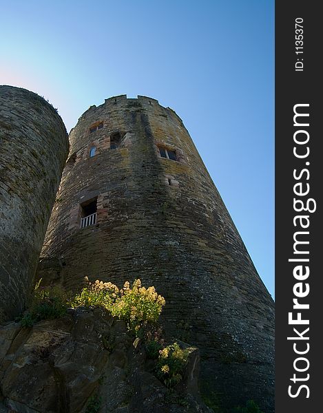 Watchtower of the castle, conway, north wales, united kingdom. Watchtower of the castle, conway, north wales, united kingdom.