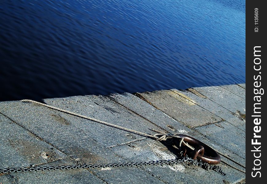 Detail of a dock