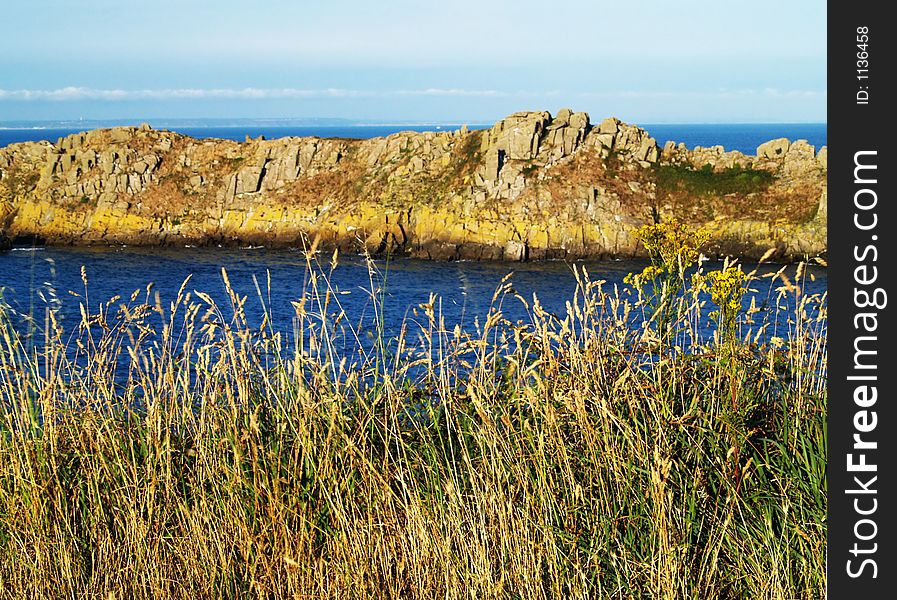 Touristic site (ocean and rocks). Touristic site (ocean and rocks)