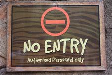 No Entry Stock Image No Entry Stock Image