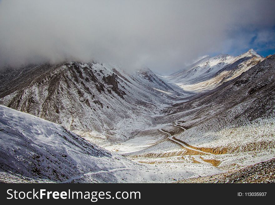 Scenic Photography of Snowy Mountains